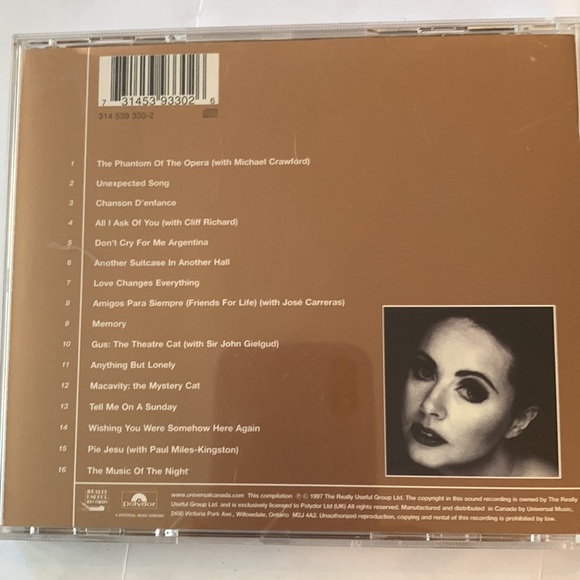 3for $15 bundle CD Sarah Brightman. The Andrew Lloyd Webber Collection - Picture 2 of 2